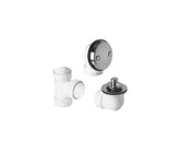 ABS Plumber's Half Kit with Economy Lift & Turn Trim (Two Hole Face Plate)